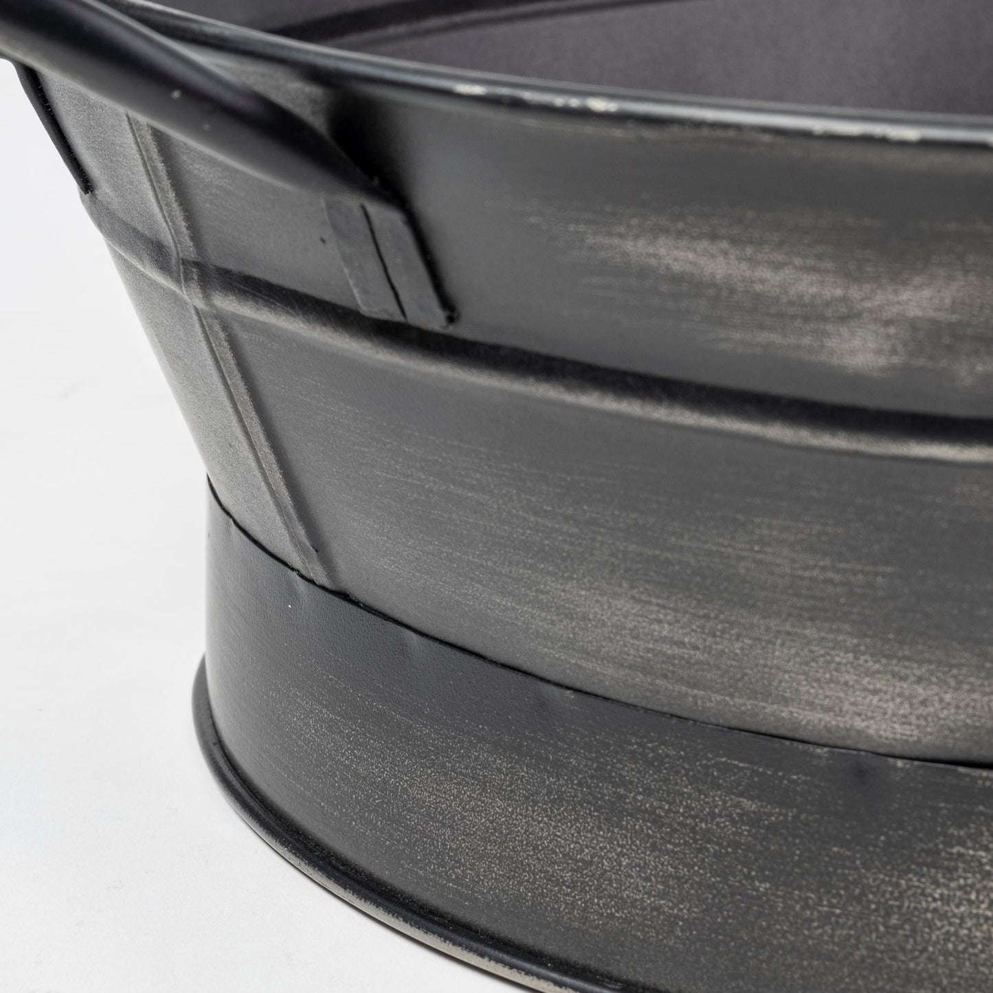 Reno 20L x 14W Black Metal Vintage Inspired Basket