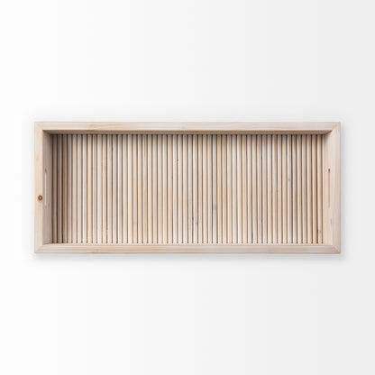 Horatio 28L x 12W Natural Wood Rectangular Serving Tray