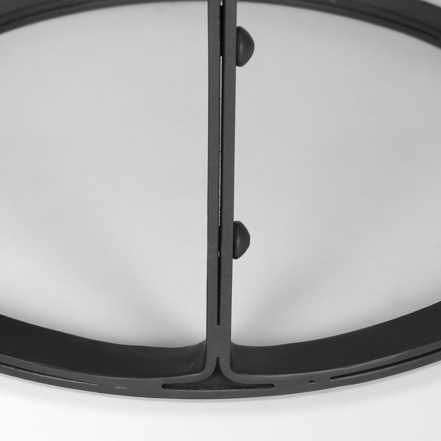 Neo 26.3" Seat Height Brown Wood Seat Black Metal Frame Stool