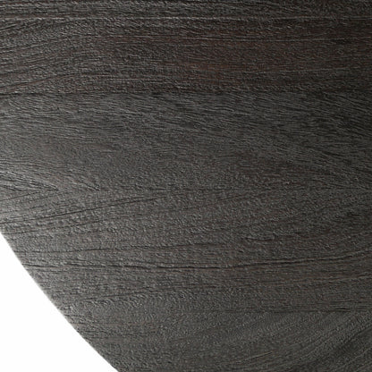 McLeod II 54 L x 54 W x 28.75 H Round Brown Solid Wood Top Gold Metal Base Dining Table