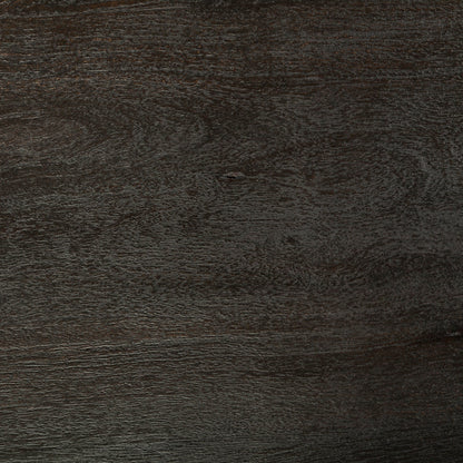 McLeod II 54 L x 54 W x 28.75 H Round Brown Solid Wood Top Gold Metal Base Dining Table