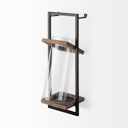 Milton Rustic wall mounted candle holder
