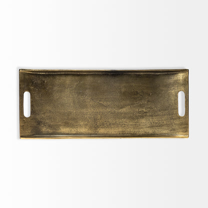 Drey 24L x 10W Gold Rectangular Tray