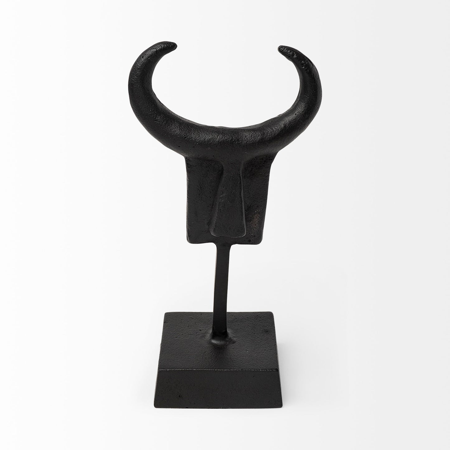 Caleb 4L x 5W Black Metal Tribal Figurine