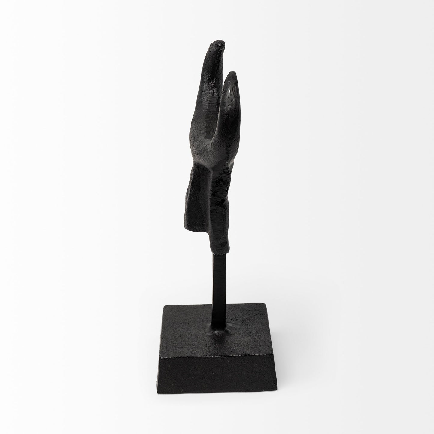 Caleb 4L x 5W Black Metal Tribal Figurine