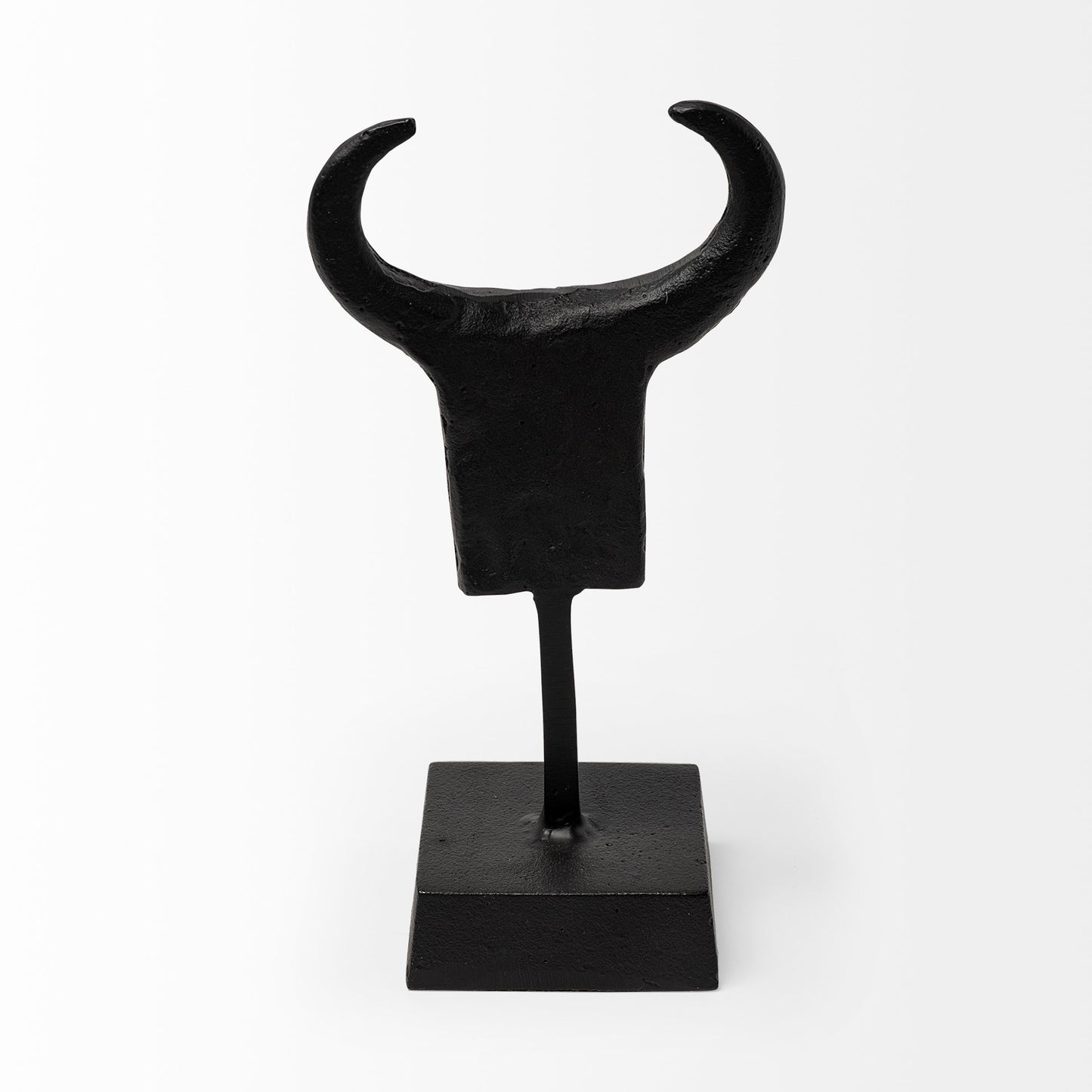Caleb 4L x 5W Black Metal Tribal Figurine