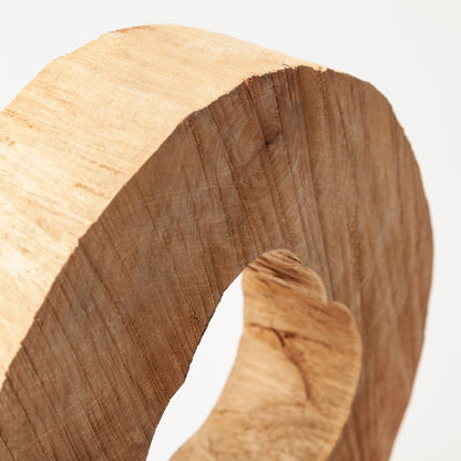 Ironwood II (Small) 13L x 4W Natural Wooden Circular Object