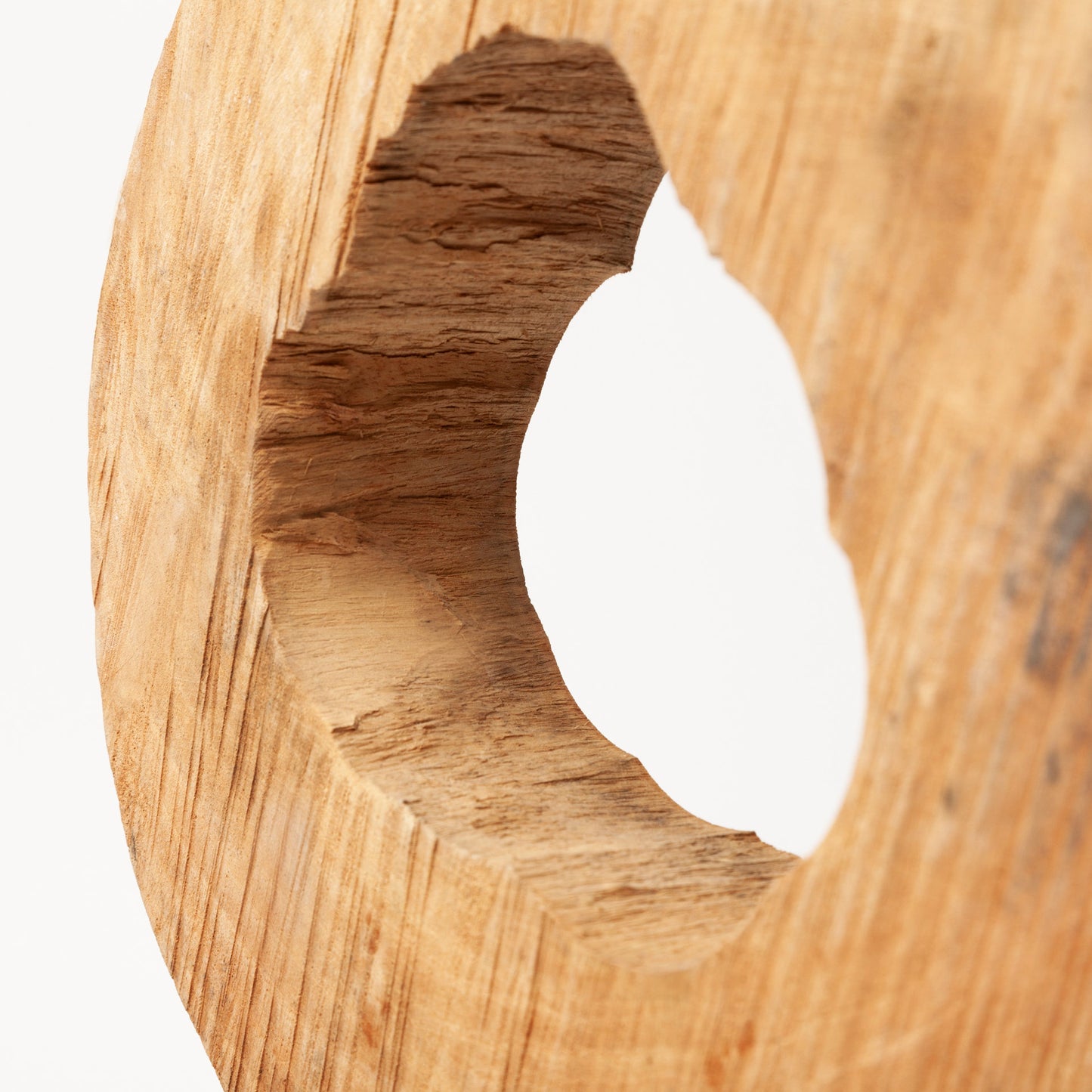 Ironwood II (Small) 13L x 4W Natural Wooden Circular Object