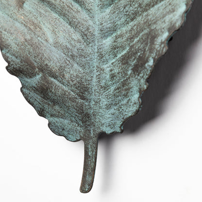 Brattea 12H Small Metal Leaf Wall Art