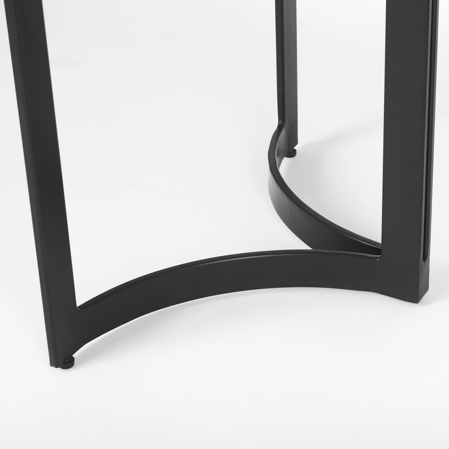 Tanner I 71L x 35W Rectangular White Marble W/ Metal Base Dining Table