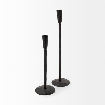 Levit (Small) Black Table Candle Holder