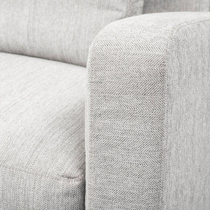 Denly I 69 X 38.25 X 34.5 Frost Gray Slipcover Two Seater Sofa