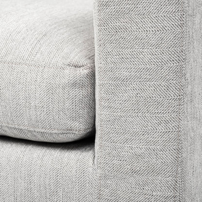 Denly I 69 X 38.25 X 34.5 Frost Gray Slipcover Two Seater Sofa
