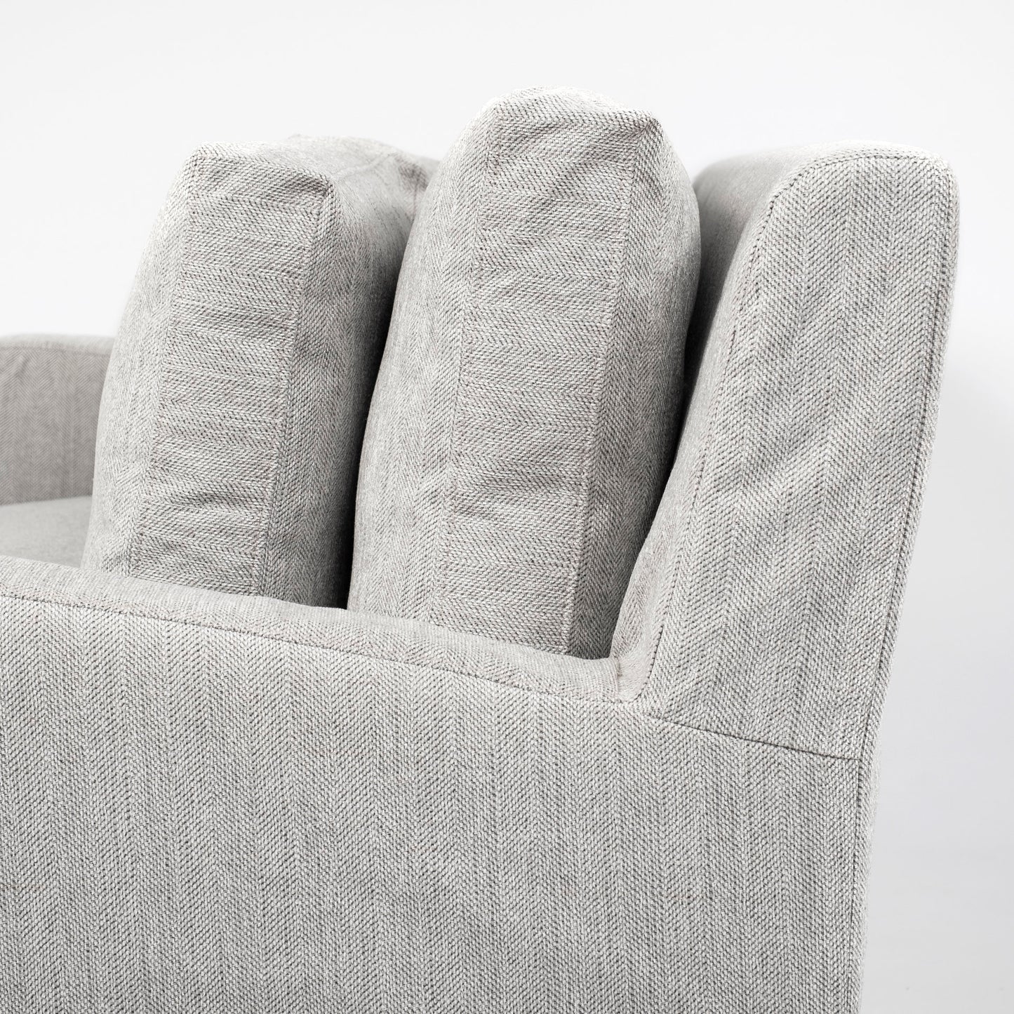 Denly I 69 X 38.25 X 34.5 Frost Gray Slipcover Two Seater Sofa