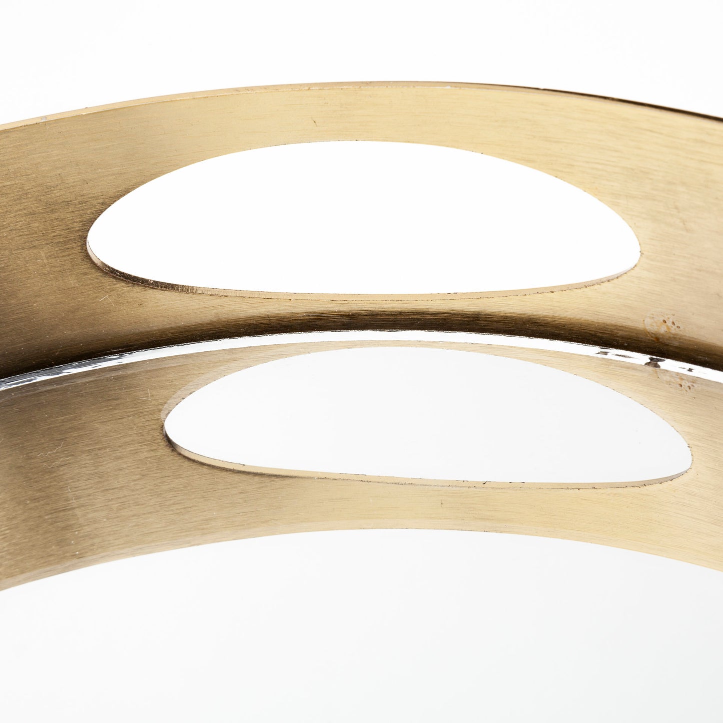 Serkis 15L x 15W Gold Metal Mirrored Base Round Tray