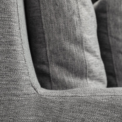 Denly II 92" Casterock Gray Slipcover Three Seater Sofa