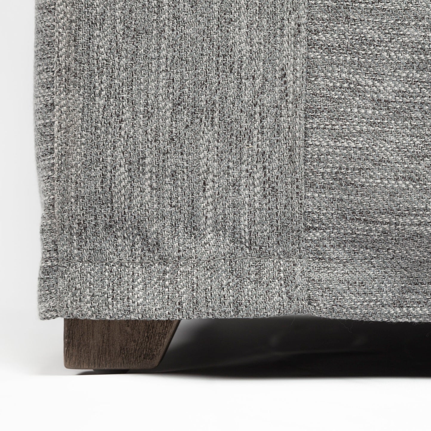 Denly II 92" Casterock Gray Slipcover Three Seater Sofa