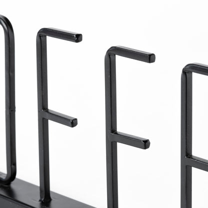 Coffee 15L x 1W Black Metal Sign