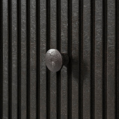 Grace 70Wx18.5Lx31.25H Two-Tone Brown Solid Wood 6 Drawer Sideboard