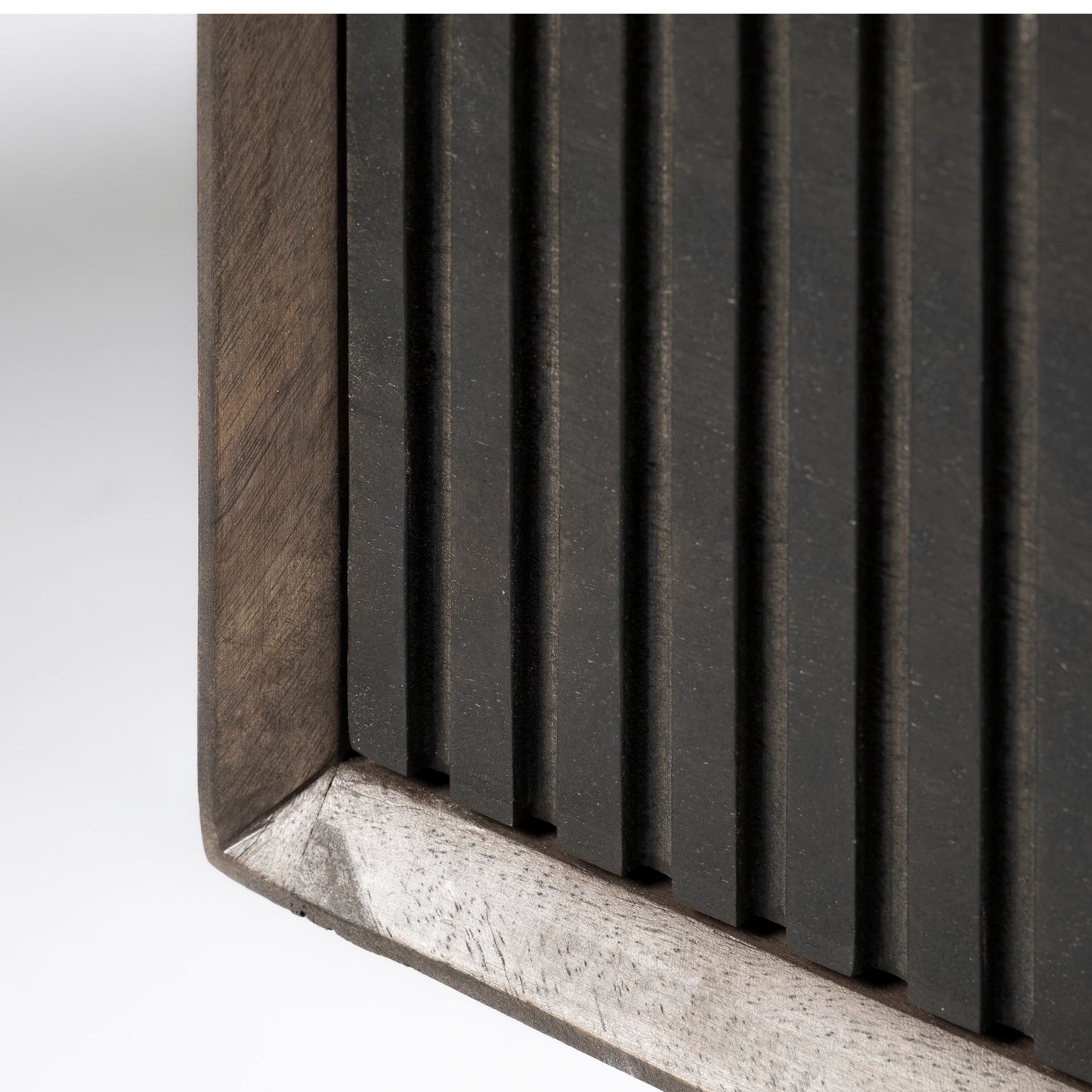 Grace 70Wx18.5Lx31.25H Two-Tone Brown Solid Wood 6 Drawer Sideboard