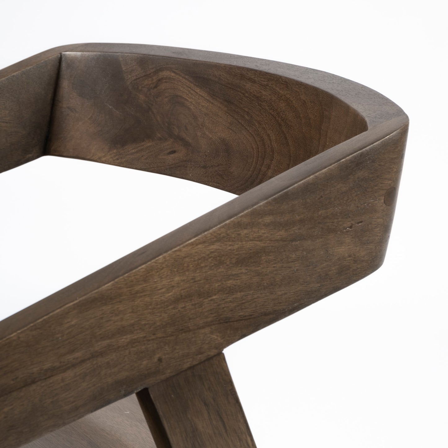 Nicholas I Onyx Brown Solid Wood Dining Chair