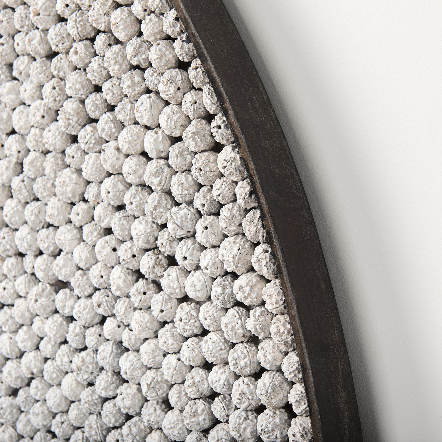 Varoona Decorative Wall Object featuring Rudraksha Stones