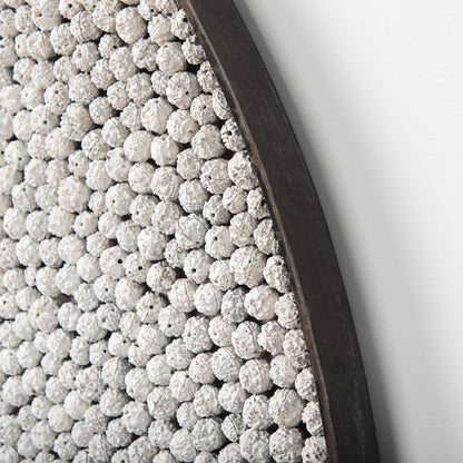 Varoona Decorative Wall Object featuring Rudraksha Stones