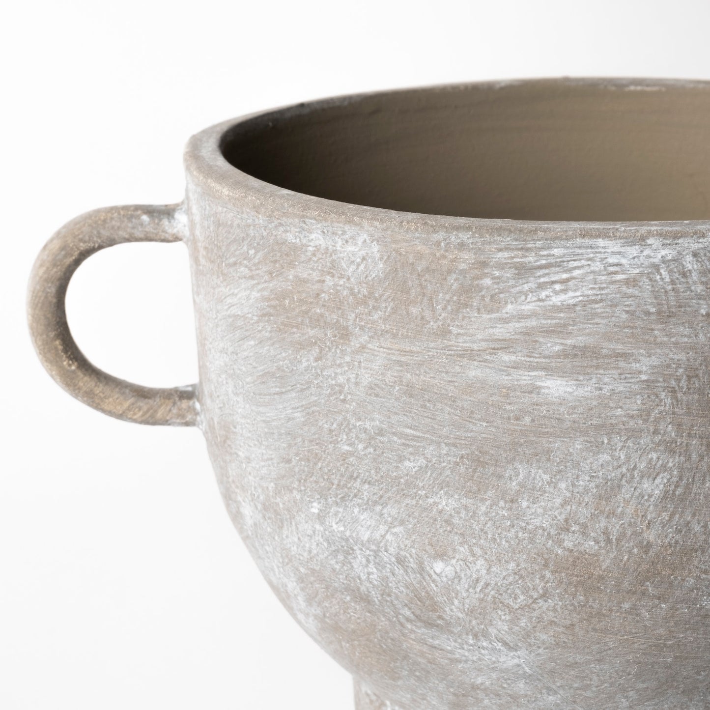 Deya Small Rustic Brown Ceramic Vase