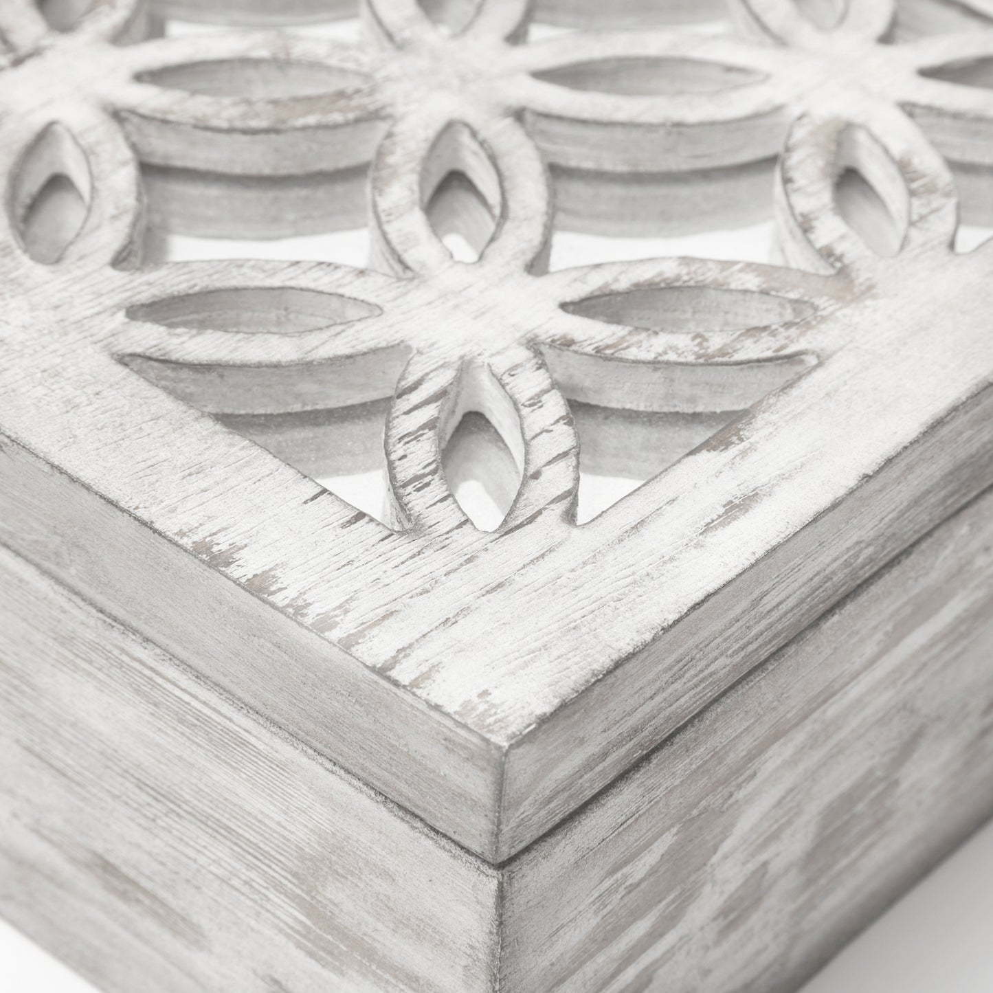 Floribundus (Set of 2) Off-White Decorative Boxes