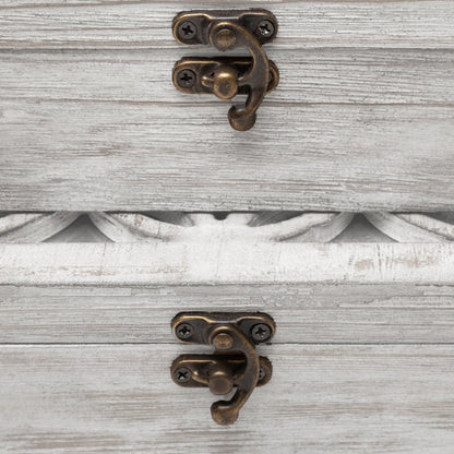 Floribundus (Set of 2) Off-White Decorative Boxes