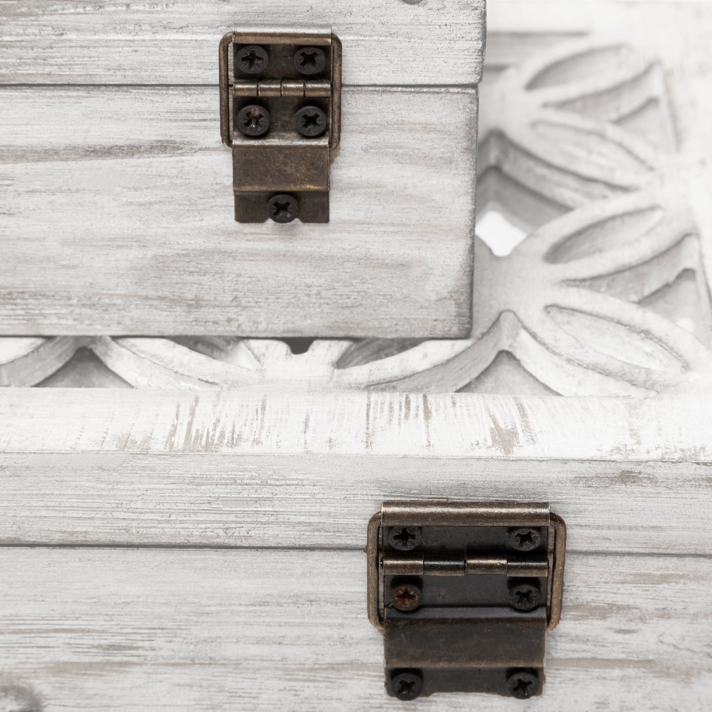 Floribundus (Set of 2) Off-White Decorative Boxes