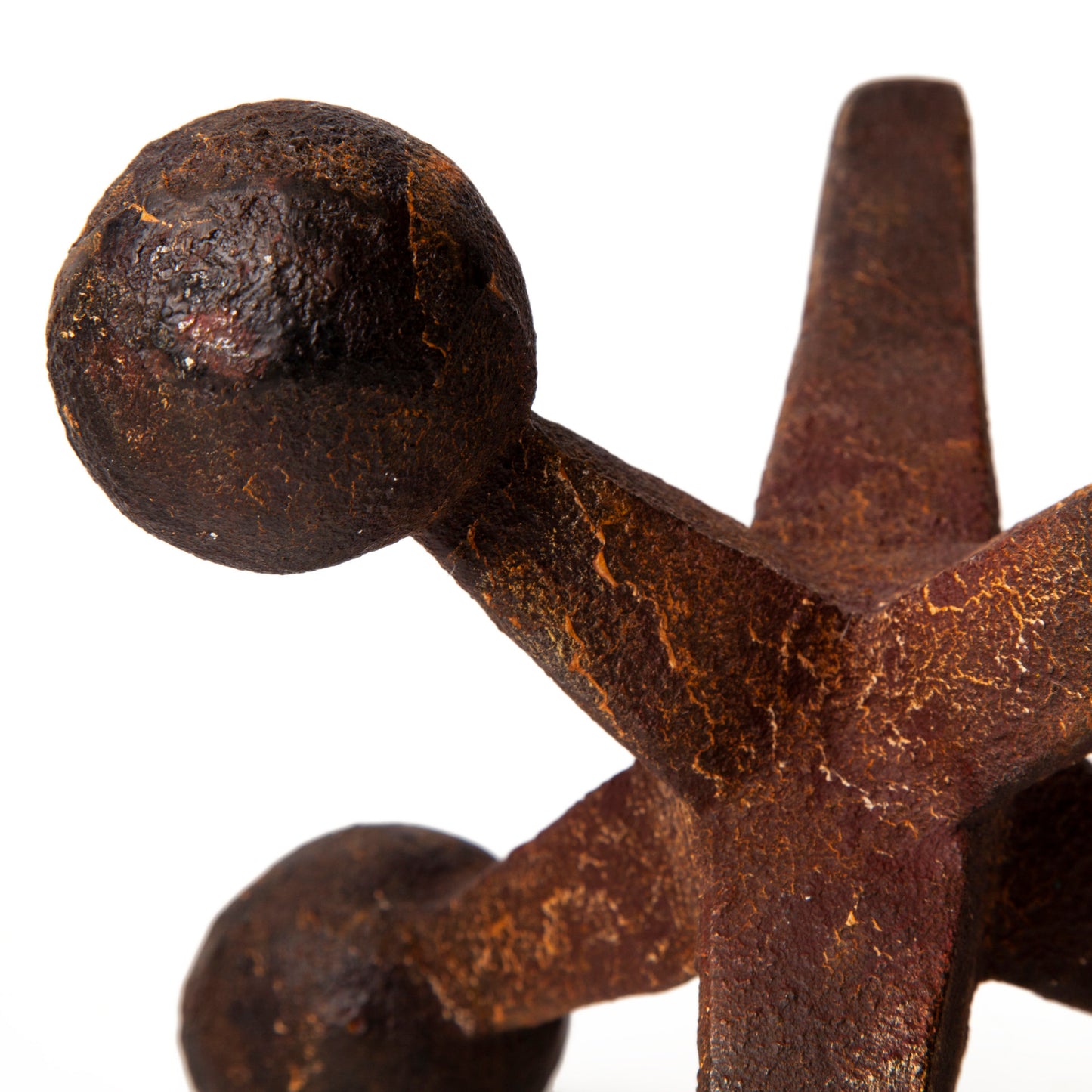 Jax Set of 3 8L x 7W Cast Iron Metal Jacks