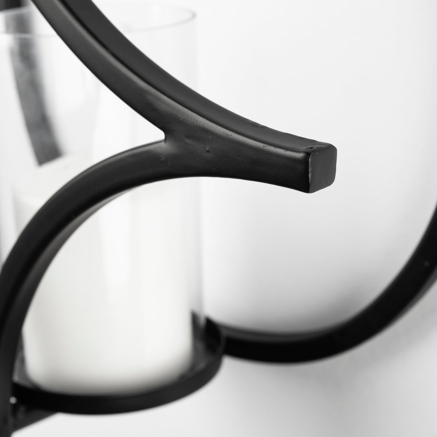 Lyra I Black Wall Candle Holder