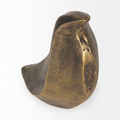 Dover (Set of 2) 15L x 4W Gold Aluminum Dove Bookends