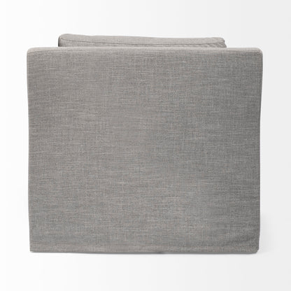 Denly III 38 X 38.25 X 34.5 Flint Gray Slipcover Upholstered Arm Chair