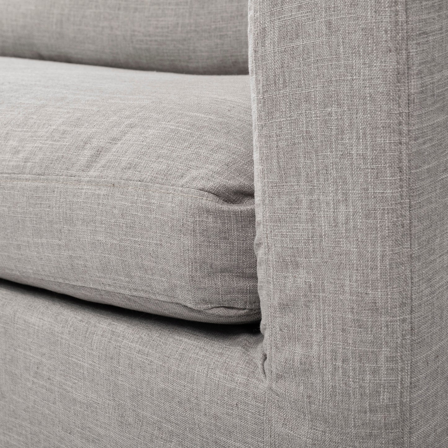 Denly III 38 X 38.25 X 34.5 Flint Gray Slipcover Upholstered Arm Chair