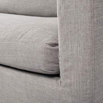 Denly III 38 X 38.25 X 34.5 Flint Gray Slipcover Upholstered Arm Chair