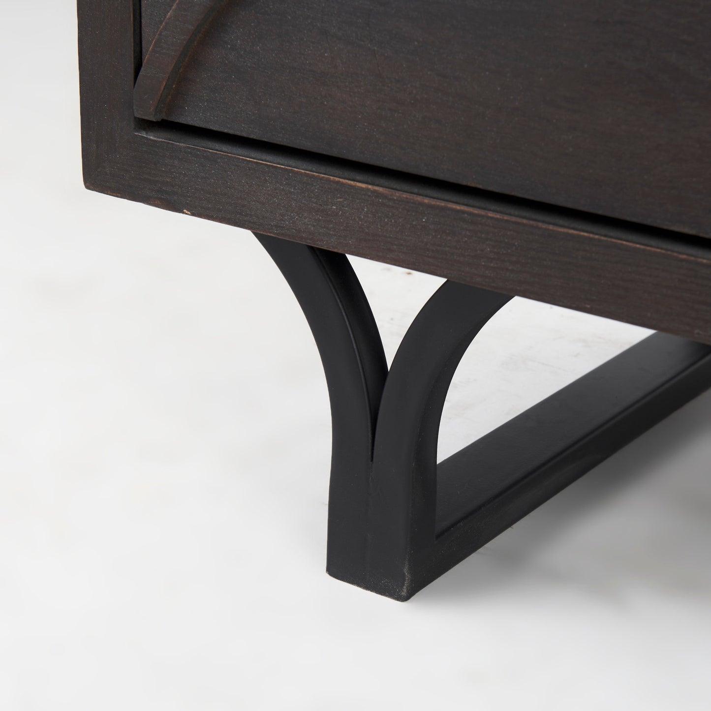 Giselle I 40L x 16W Dark Brown Fir Veneer 3 Drawer Accent Cabinet