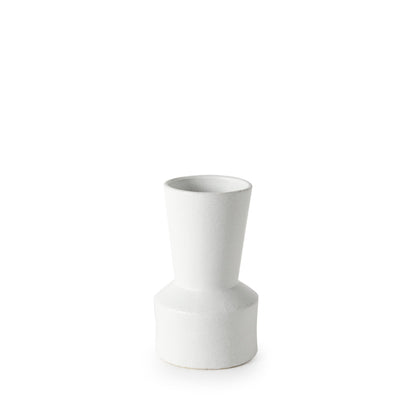 Laforge 9.4H Small White Ceramic Vase