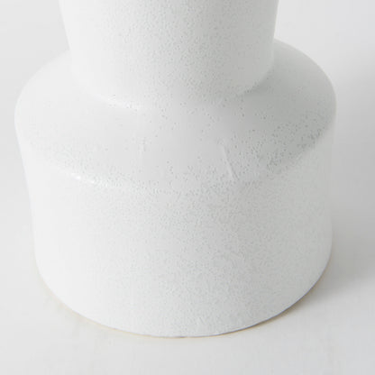 Laforge 9.4H Small White Ceramic Vase