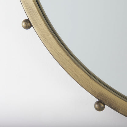 Elena I Small Gold Wall Mirror