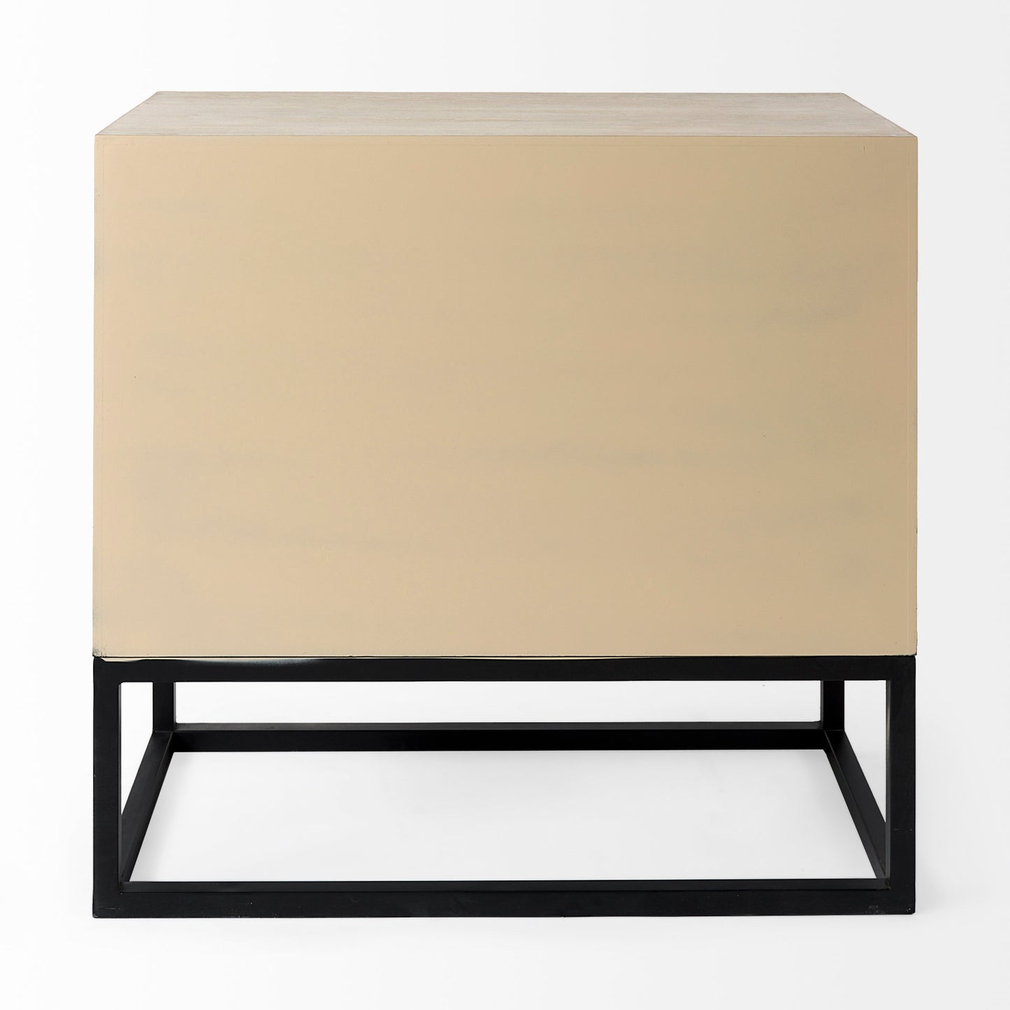 Ciara 32L x 16W Beige Fir Veneer 2 Drawer Accent Cabinet