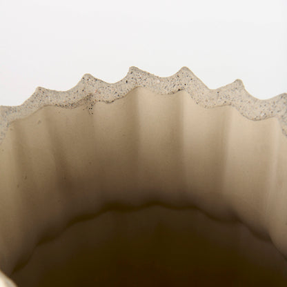 Cardon 14.4H Cream Ceramic Vase