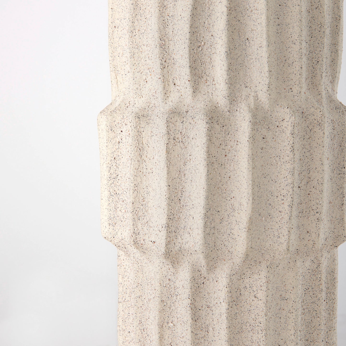 Cardon 14.4H Cream Ceramic Vase