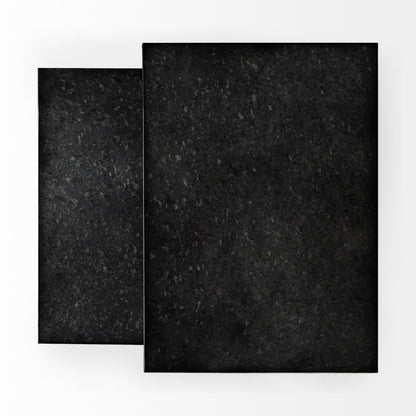 Kasey (Set of 2) 17.7L x 12.6W x 24.4H Galvanized Metal Nesting Accent Tables