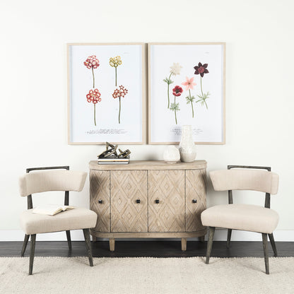 Delaunay I (Large) 10L X9W Gold Hammered Metal Interlinked Patterned