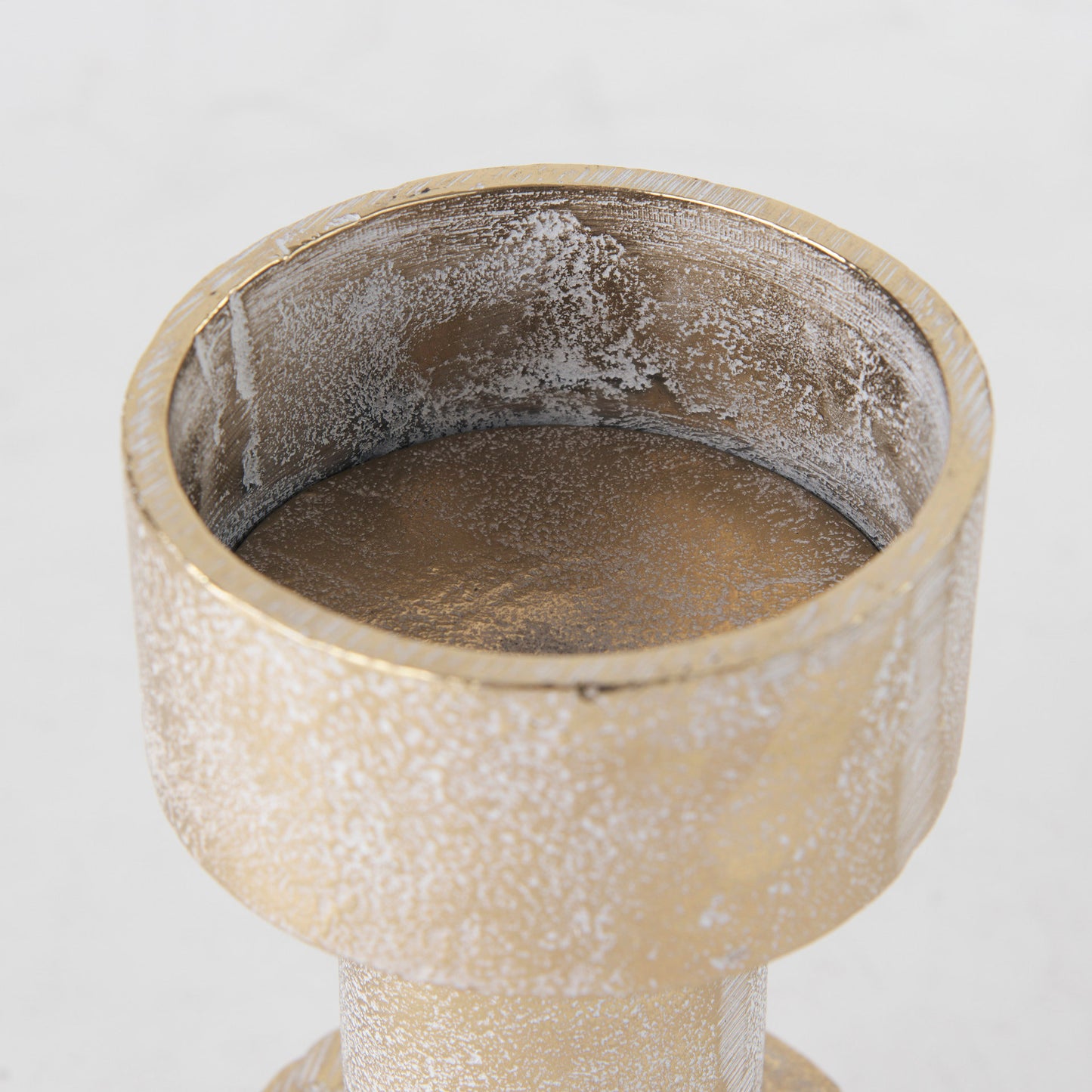 Bolton 3.9L x 3.9W x 10.6H Gold Metal Table Candle Holders