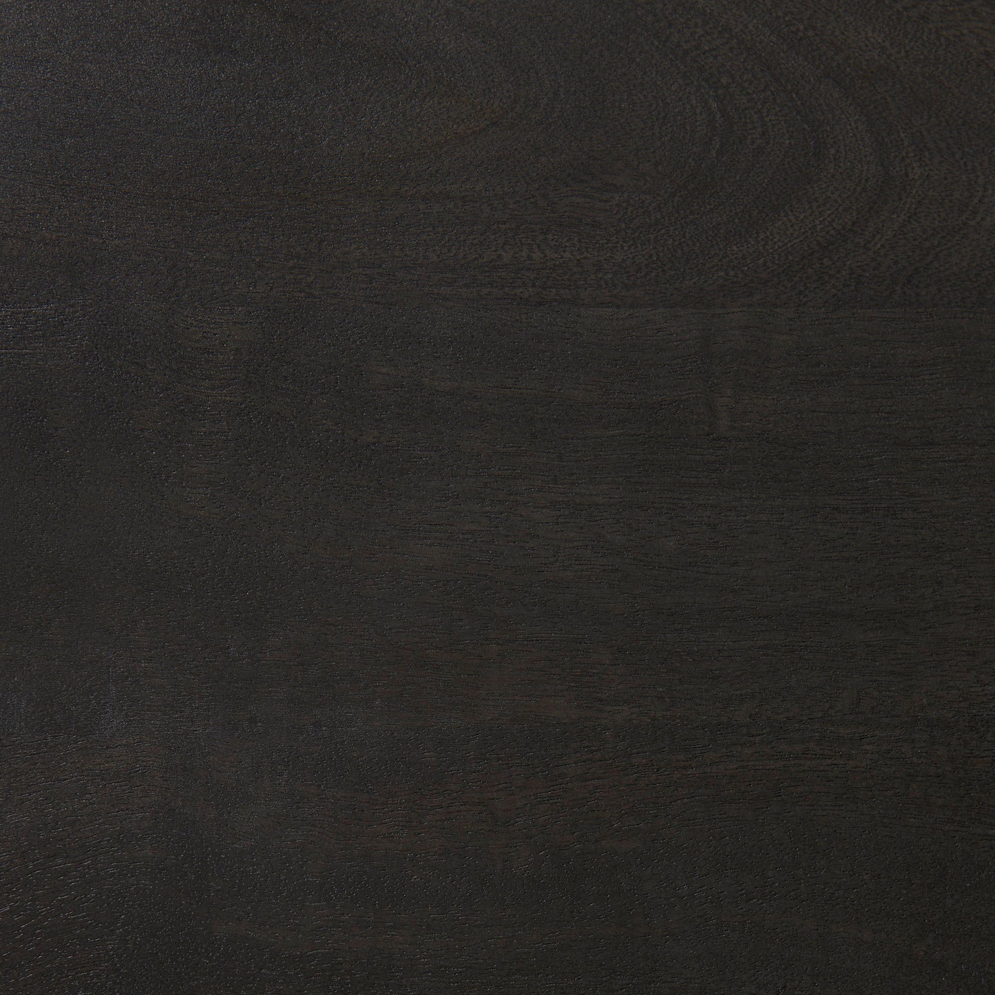 Kiran 17L x 17W x 26H Black Wood W/ Black Metal Base C-Shape Counter Stool