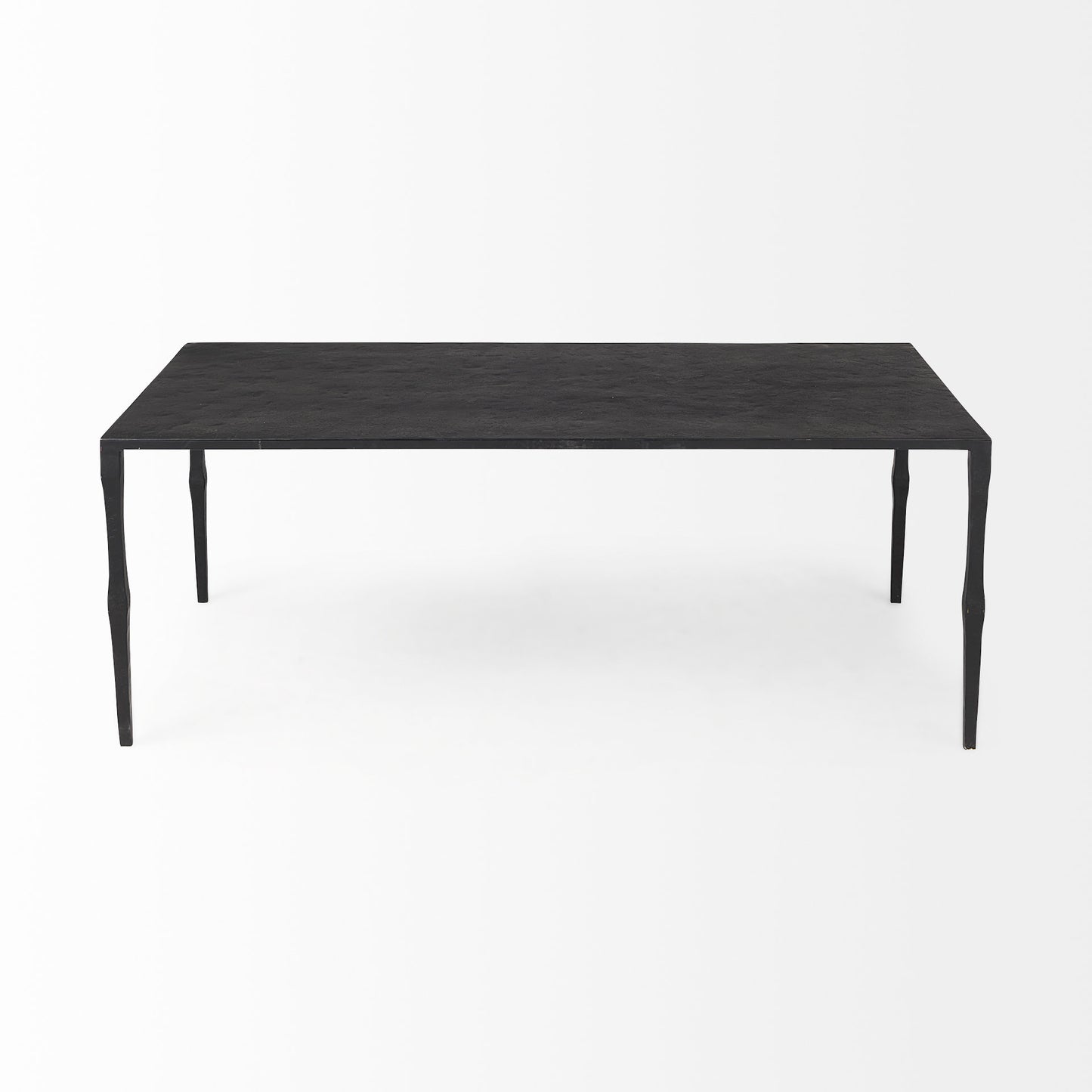 Timothy 42.0 X 22.0 X 15.5 Ebony Black Iron Coffee Table