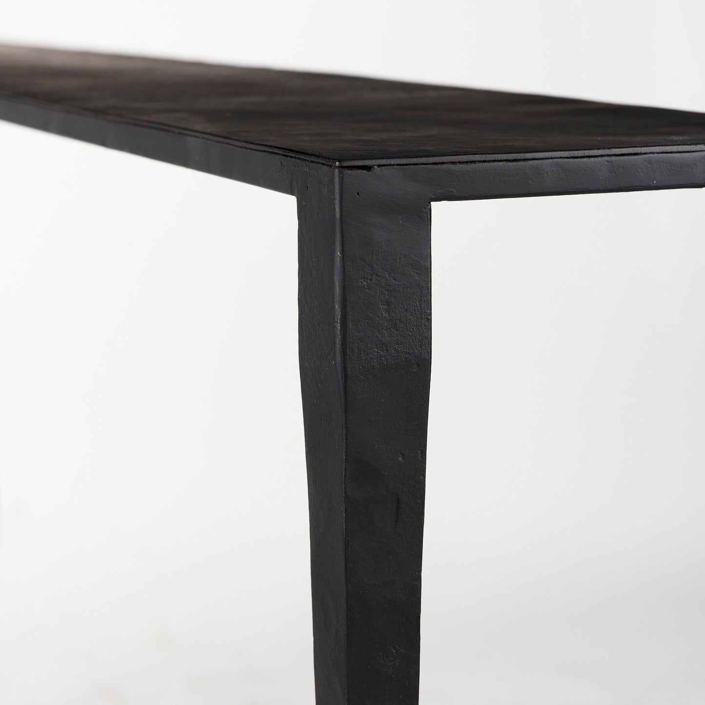 Timothy 48.0 X 8.0 X 30.0 Ebony Black Iron Console Table